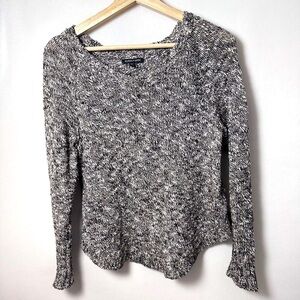 Eileen Fisher Sweater Womens Linen Viscose Blend Slub Knit Cozy Cabincore XS